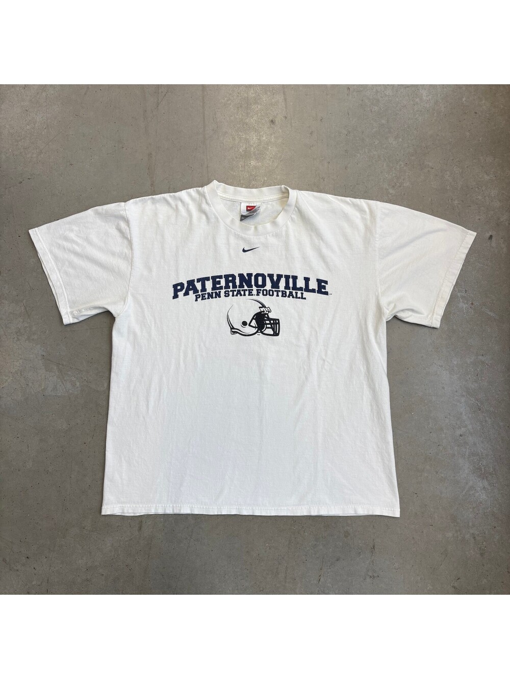 Vintage 2000s Nike Penn State Football Spellout T-Shirt Large White